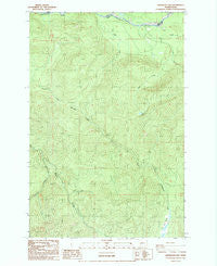 Anderson Lake Washington Historical topographic map, 1:24000 scale, 7.5 X 7.5 Minute, Year 1987