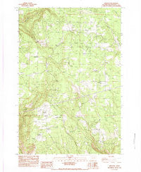 Appleton Washington Historical topographic map, 1:24000 scale, 7.5 X 7.5 Minute, Year 1983