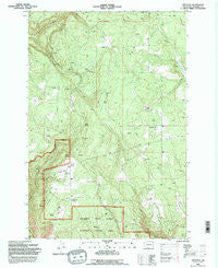 Appleton Washington Historical topographic map, 1:24000 scale, 7.5 X 7.5 Minute, Year 1994