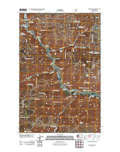 Ardenvoir Washington Historical topographic map, 1:24000 scale, 7.5 X 7.5 Minute, Year 2011