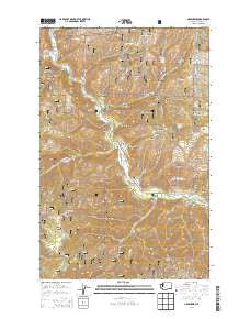Ardenvoir Washington Current topographic map, 1:24000 scale, 7.5 X 7.5 Minute, Year 2014