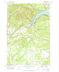 Ariel Washington Historical topographic map, 1:24000 scale, 7.5 X 7.5 Minute, Year 1971