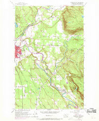 Arlington East Washington Historical topographic map, 1:24000 scale, 7.5 X 7.5 Minute, Year 1956