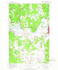 Arlington West Washington Historical topographic map, 1:24000 scale, 7.5 X 7.5 Minute, Year 1956