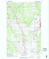 Arlington West Washington Historical topographic map, 1:24000 scale, 7.5 X 7.5 Minute, Year 1956