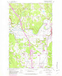 Arlington West Washington Historical topographic map, 1:24000 scale, 7.5 X 7.5 Minute, Year 1956