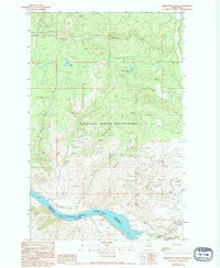 Armstrong Creek Washington Historical topographic map, 1:24000 scale, 7.5 X 7.5 Minute, Year 1989