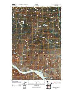 Armstrong Creek Washington Historical topographic map, 1:24000 scale, 7.5 X 7.5 Minute, Year 2011