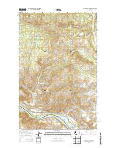 Armstrong Creek Washington Current topographic map, 1:24000 scale, 7.5 X 7.5 Minute, Year 2014