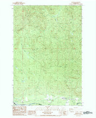 Ashford Washington Historical topographic map, 1:24000 scale, 7.5 X 7.5 Minute, Year 1987