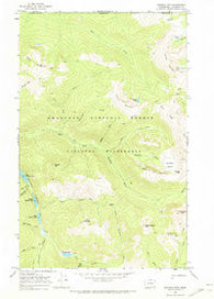 Ashnola Mtn Washington Historical topographic map, 1:24000 scale, 7.5 X 7.5 Minute, Year 1969