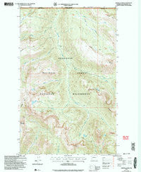 Ashnola Pass Washington Historical topographic map, 1:24000 scale, 7.5 X 7.5 Minute, Year 2002