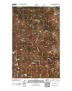 Ashnola Mountain Washington Historical topographic map, 1:24000 scale, 7.5 X 7.5 Minute, Year 2011