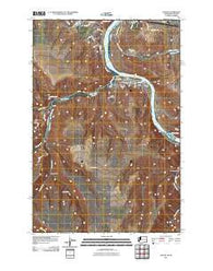 Asotin Washington Historical topographic map, 1:24000 scale, 7.5 X 7.5 Minute, Year 2011