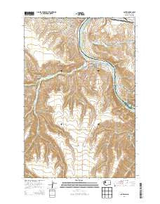 Asotin Washington Current topographic map, 1:24000 scale, 7.5 X 7.5 Minute, Year 2014
