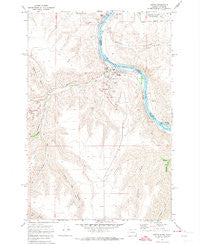 Asotin Washington Historical topographic map, 1:24000 scale, 7.5 X 7.5 Minute, Year 1971