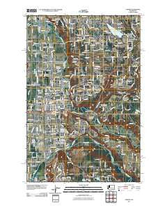 Auburn Washington Historical topographic map, 1:24000 scale, 7.5 X 7.5 Minute, Year 2011