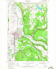Auburn Washington Historical topographic map, 1:24000 scale, 7.5 X 7.5 Minute, Year 1949
