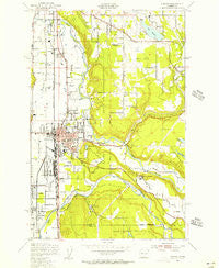 Auburn Washington Historical topographic map, 1:24000 scale, 7.5 X 7.5 Minute, Year 1949