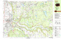 Auburn Washington Historical topographic map, 1:25000 scale, 7.5 X 15 Minute, Year 1983