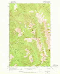 Azurite Peak Washington Historical topographic map, 1:24000 scale, 7.5 X 7.5 Minute, Year 1963