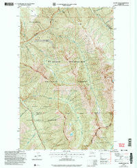 Azurite Peak Washington Historical topographic map, 1:24000 scale, 7.5 X 7.5 Minute, Year 2002