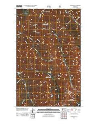 Azurite Peak Washington Historical topographic map, 1:24000 scale, 7.5 X 7.5 Minute, Year 2011