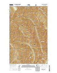 Azurite Peak Washington Current topographic map, 1:24000 scale, 7.5 X 7.5 Minute, Year 2014