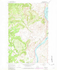 Azwell Washington Historical topographic map, 1:24000 scale, 7.5 X 7.5 Minute, Year 1968