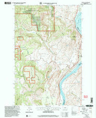 Azwell Washington Historical topographic map, 1:24000 scale, 7.5 X 7.5 Minute, Year 2001