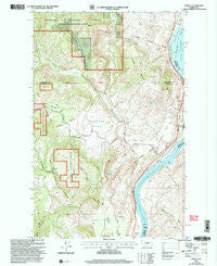 Azwell Washington Historical topographic map, 1:24000 scale, 7.5 X 7.5 Minute, Year 2001