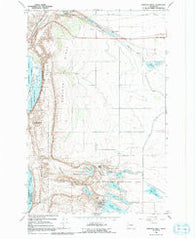 Babcock Ridge Washington Historical topographic map, 1:24000 scale, 7.5 X 7.5 Minute, Year 1966