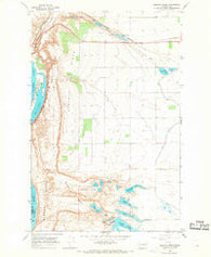 Babcock Ridge Washington Historical topographic map, 1:24000 scale, 7.5 X 7.5 Minute, Year 1966
