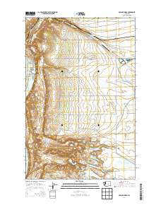 Babcock Ridge Washington Current topographic map, 1:24000 scale, 7.5 X 7.5 Minute, Year 2014