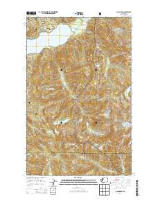 Bacon Peak Washington Current topographic map, 1:24000 scale, 7.5 X 7.5 Minute, Year 2014