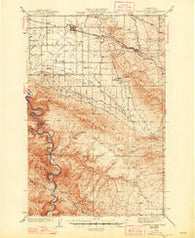 Badger Pocket Washington Historical topographic map, 1:62500 scale, 15 X 15 Minute, Year 1943