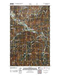 Bailey Creek Washington Historical topographic map, 1:24000 scale, 7.5 X 7.5 Minute, Year 2011