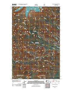 Baker Pass Washington Historical topographic map, 1:24000 scale, 7.5 X 7.5 Minute, Year 2011