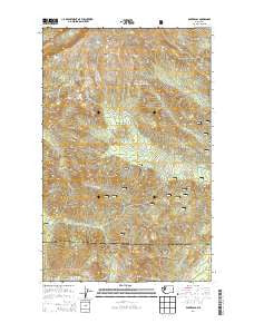 Baker Pass Washington Current topographic map, 1:24000 scale, 7.5 X 7.5 Minute, Year 2014