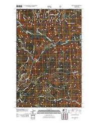 Bald Knob Washington Historical topographic map, 1:24000 scale, 7.5 X 7.5 Minute, Year 2011