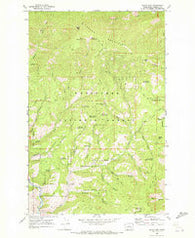 Baldy Mtn Washington Historical topographic map, 1:24000 scale, 7.5 X 7.5 Minute, Year 1968