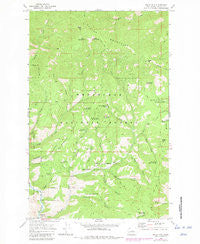 Baldy Mtn Washington Historical topographic map, 1:24000 scale, 7.5 X 7.5 Minute, Year 1968