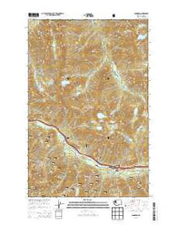 Bandera Washington Current topographic map, 1:24000 scale, 7.5 X 7.5 Minute, Year 2014
