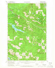 Bandera Washington Historical topographic map, 1:62500 scale, 15 X 15 Minute, Year 1960
