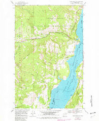 Bangs Mountain Washington Historical topographic map, 1:24000 scale, 7.5 X 7.5 Minute, Year 1969