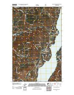 Bangs Mountain Washington Historical topographic map, 1:24000 scale, 7.5 X 7.5 Minute, Year 2011