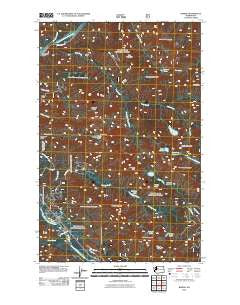 Baring Washington Historical topographic map, 1:24000 scale, 7.5 X 7.5 Minute, Year 2011