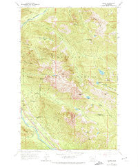 Baring Washington Historical topographic map, 1:24000 scale, 7.5 X 7.5 Minute, Year 1965