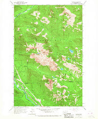 Baring Washington Historical topographic map, 1:24000 scale, 7.5 X 7.5 Minute, Year 1965