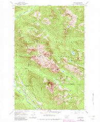 Baring Washington Historical topographic map, 1:24000 scale, 7.5 X 7.5 Minute, Year 1965